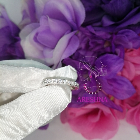 1ct Lab Diamond Infinity Band - Picture 6 of 11